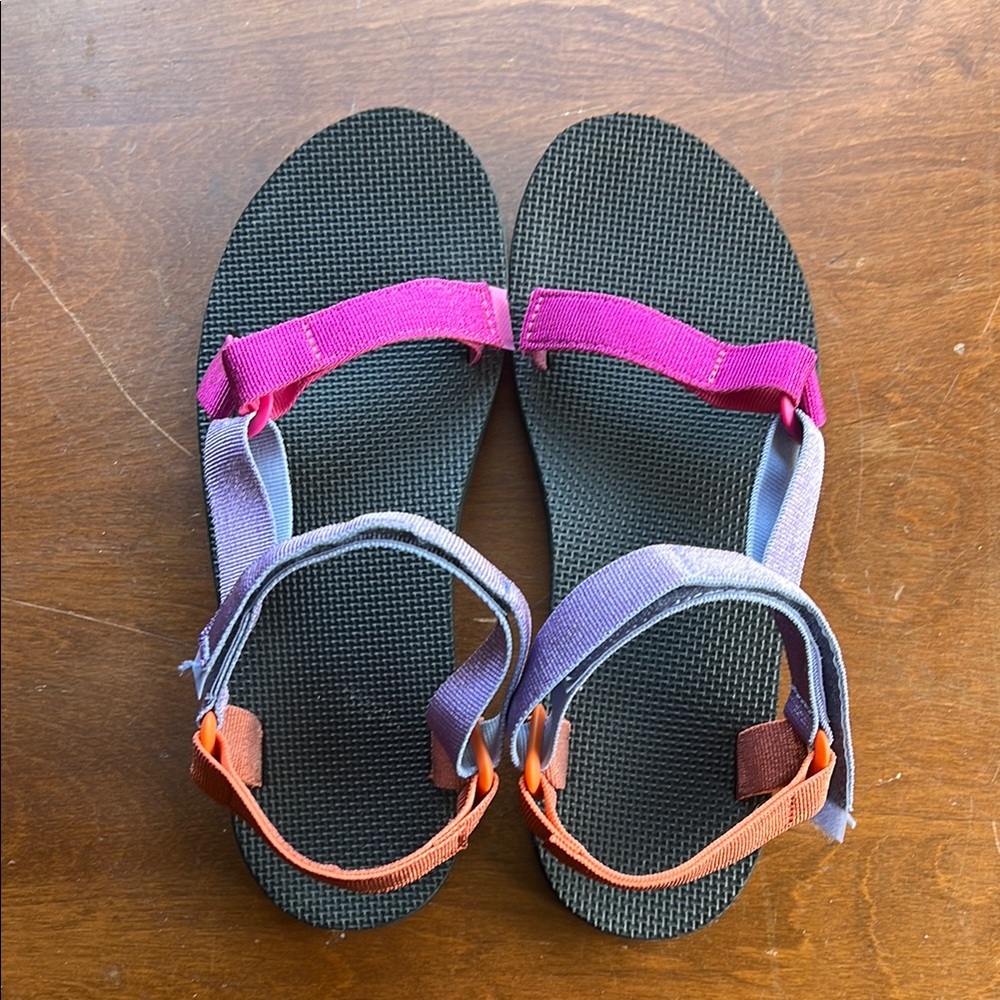Colourful Teva sandals size 11